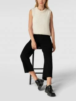 MAC Culotte Mit Label-Patch Modell 'Rich' - Schwarz