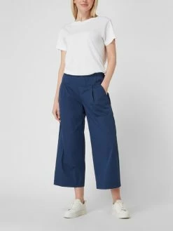 Brax Culotte Mit Bundfalten Modell 'Maine' - Marineblau