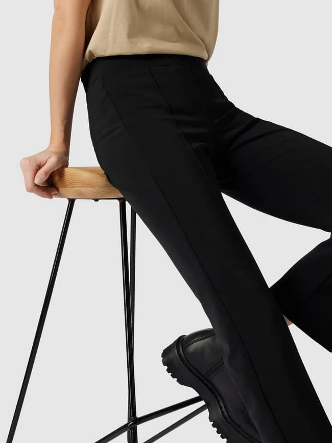 Cambio Stoffhose Mit Bügelfalten Modell 'RANEE EASY KICK' - Schwarz – Bild 3