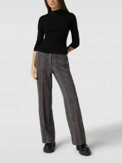 Brax Hose Mit Karomuster Modell 'Maine' - Dunkelgrau