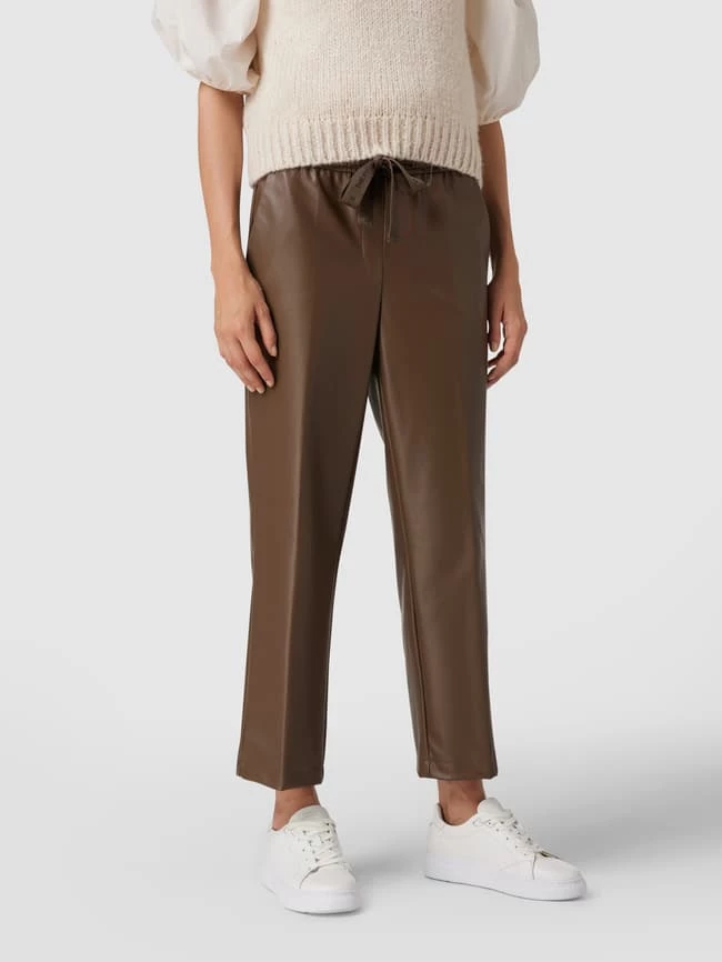 Cambio Hose In Leder-Optik Modell 'Colette' - Haselnuss Braun – Bild 4