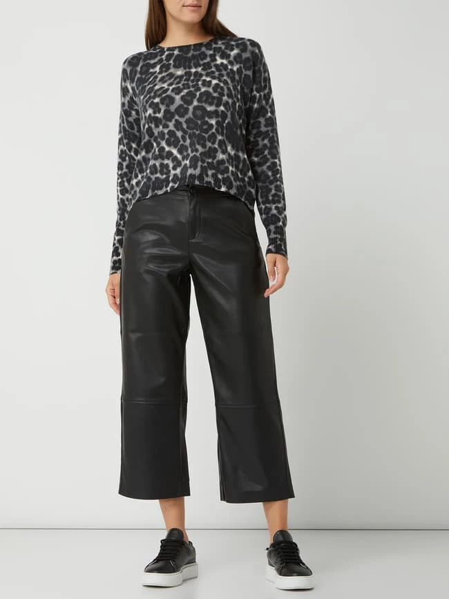 S.Oliver RED LABEL Culotte In Leder-Optik - Schwarz