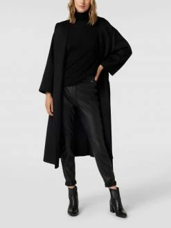 BOSS Casualwear Hose In Leder-Optik Modell 'Talega' - Schwarz