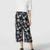 S.Oliver RED LABEL Culotte Mit Floralem Allover-Muster - Schwarz