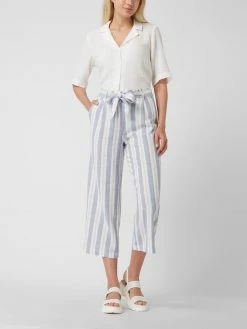 Only Culotte Aus Leinenmischung Modell 'Caro' - Blau