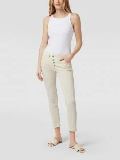 Buena Vista Hose Mit Label-Details - Offwhite