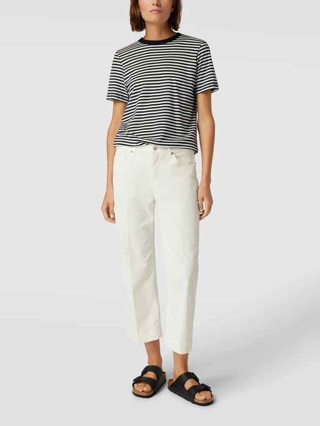 MAC Culotte Aus Cord Modell 'RICH CULOTTE' - Offwhite