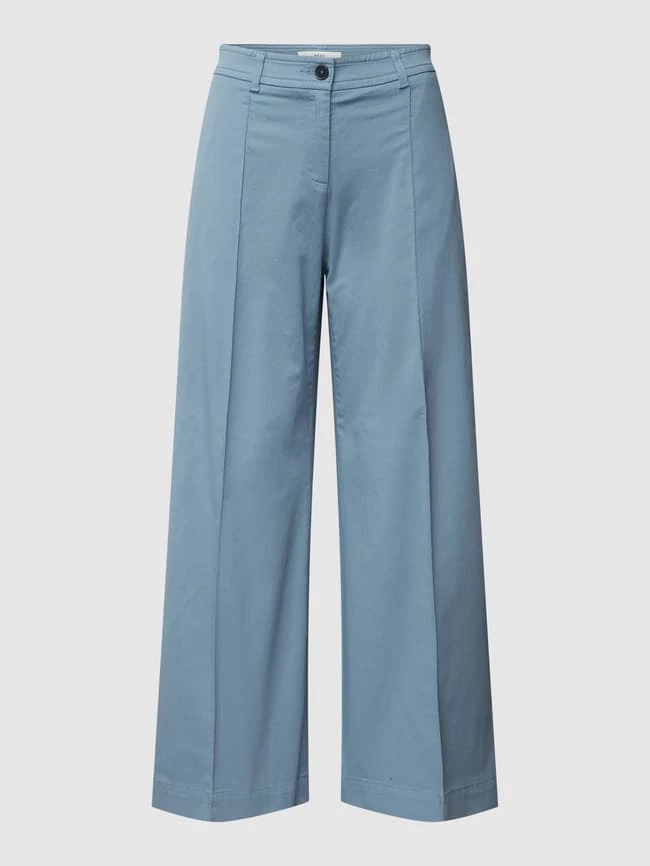 Brax Culotte Mit Teilungsnähten Modell 'Maine' - Rauchblau – Bild 2