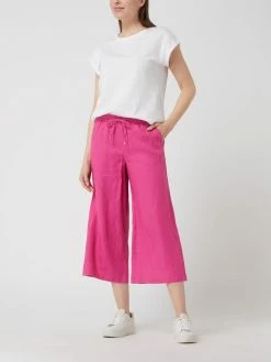 Christian Berg Woman Culotte Aus Leinen - Fuchsia