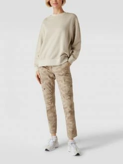 Cambio Cargohose Mit Camouflage-Muster Modell 'Lotta' - Sand