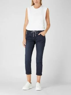 Tom Tailor Tapered Relaxed Fit Culotte Mit Stretch-Anteil - Marineblau